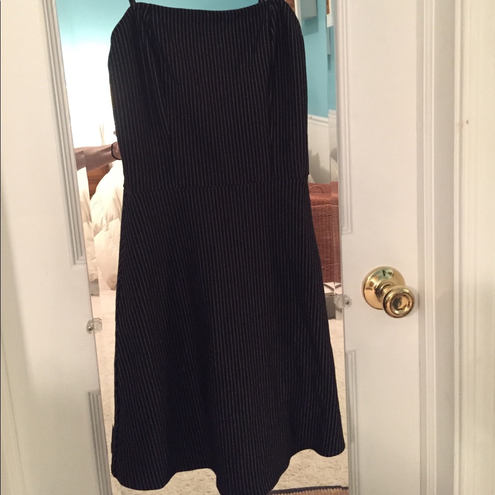 Black mini dress